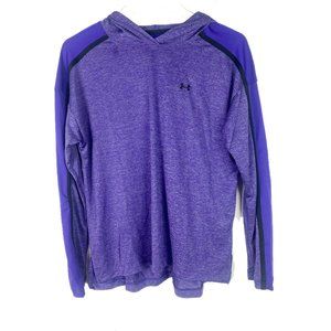 NWT Under Armour Tech Twist Graphic Hoodie Top Loose Purple Size Small S NEW